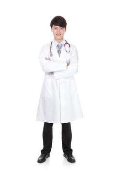 Male Medical Doctor In Full Length