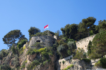 Naklejka premium Monaco flag.