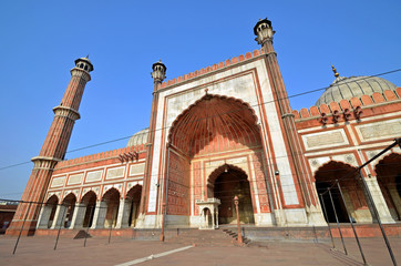 Obraz premium Jama Masjid in Old Delhi,India