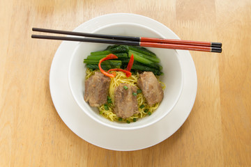 noodles pork