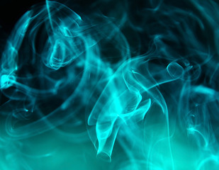 Background smoke.