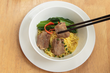 noodles pork