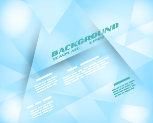 turquoise infographic background crystalline template