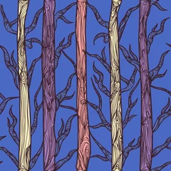 Fotobehang Vogels in het bos Textuur met haarlok