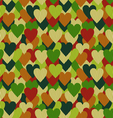 Green seamless Irish pattern