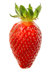 fresh strawberry isolated on white background
