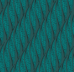 Emerald seamless abstract pattern
