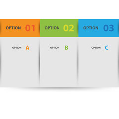 Modern options banner