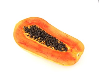 Papaya Red Maladoll isolated on white background