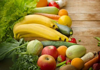 Fresh fruits and vegetables - organic food