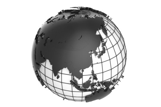 Asia globe