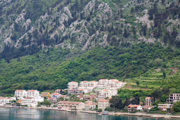 Fototapeta premium Condos and Homes on Montenegro Coast