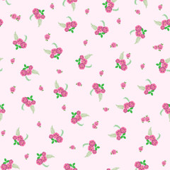 vintage floral seamless pattern