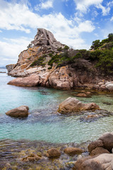 Küstenlinie auf Spargi, Sardinien