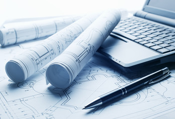 The part of architectural project