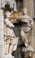 Obraz premium medieval City Hall in Brussels, Belgium