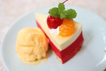 cherry cheese cake