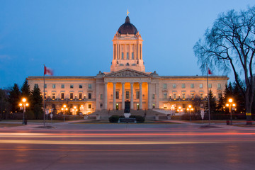 Fototapeta na wymiar Manitoba Budynek legislacyjne