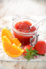 Erdbeer Orangen Aufstrich