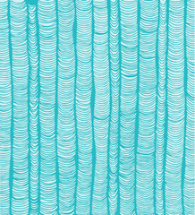 Rows of blue hand-drawn vertical folds