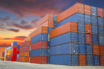 Fototapeta premium Containers