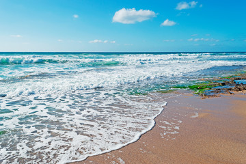 waves on the foreshore