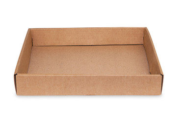 cardboard box on white background. - 52732643