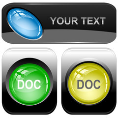 Doc. Vector internet buttons.
