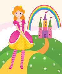 Obraz na płótnie Canvas Princess fairy kingdom