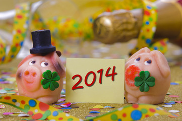 Neujahr Sylvester Silvester 2014