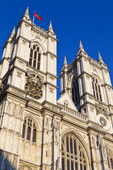Fototapeta na wymiar Westminster Abbey in London