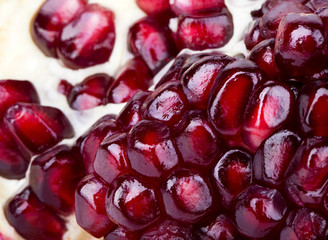 Ripe pomegranate fruit