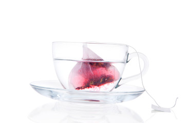 Delicious hot fruit tea.