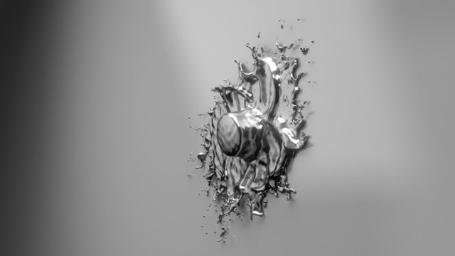 Slow motion rapid bullet hit the wall and crashes