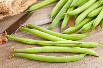 Organic pole beans