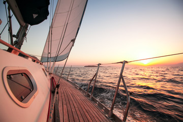 Fototapeta premium Sailing regatta in Greece