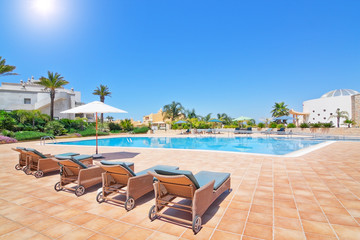 Lovely pool in the summer for a family vacation. Portugal Algarv