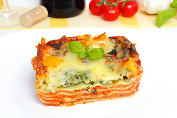 veggie lasagna - Gemüselasagne