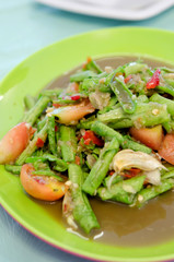 Fototapeta na wymiar spicy cowpea salad