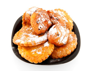 Plate with appelflappen and raising balls