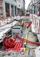 rue en travaux