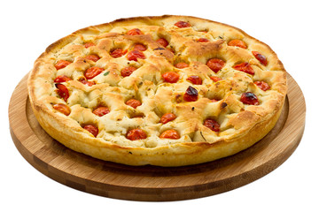 Bread dough Focaccia. Italian Food