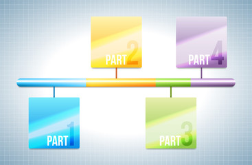 Colorful Bar Design Element