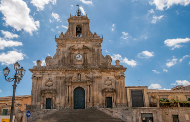 Fototapeta premium Church in Palazzolo Acreide