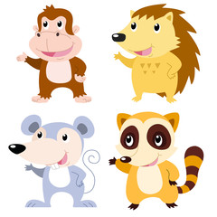 cute animal set