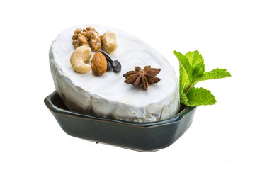 Fresh soft brie cheese