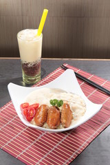 手羽先チーズ面