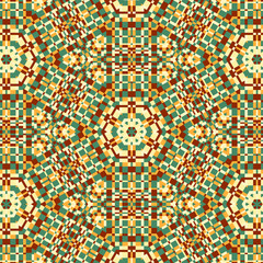 Abstract mottled background of rectangles