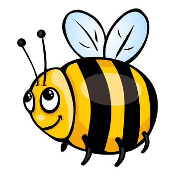 cartoon honeybee