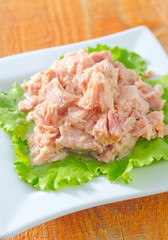 salad from tuna